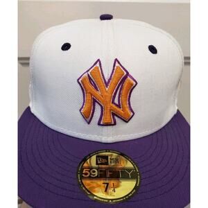 New York Yankees 2000 World Series Grape Lolli New Era Fitted Hat 7 1/4